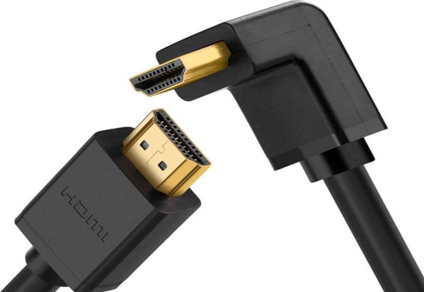 UGREEN 10174 HD103 Right Angle 90 Degree HDMI Cable 3.0m (Black)