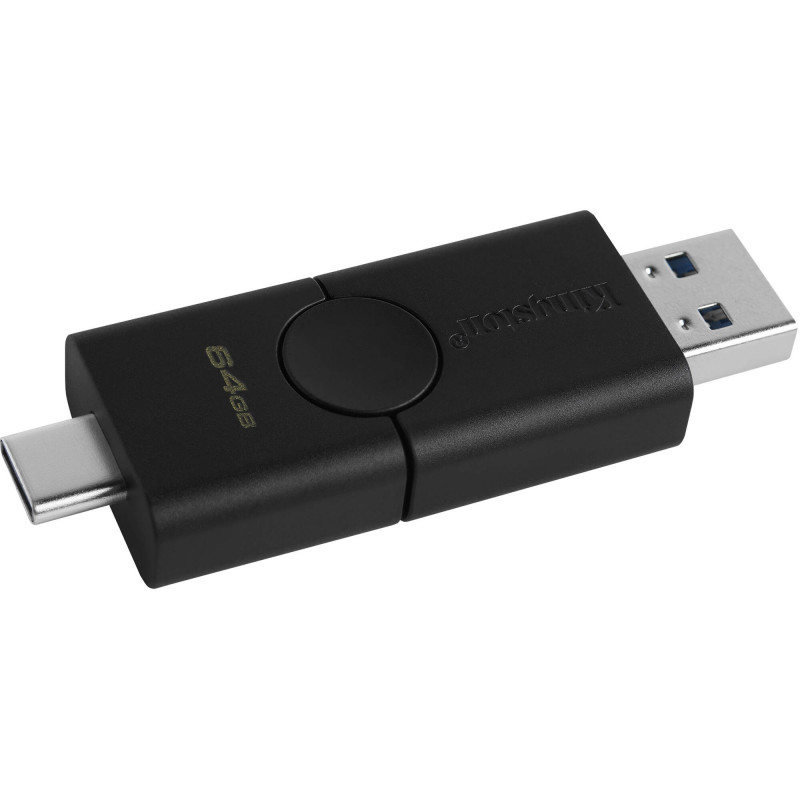 Kingston DTDUO3G2/64GB USB Flash Drive for Tablets and Smartphones - 64 GB