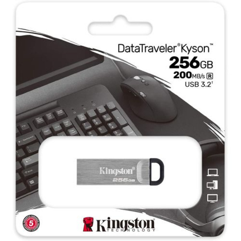 Kingston 256GB DataTraveler Kyson Metal USB 3.2 Flash