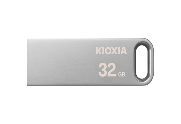 Kioxia TransMemory U366 USB Flash Drive, 32GB, Silver - LU366S032GG4 - 4582563853843