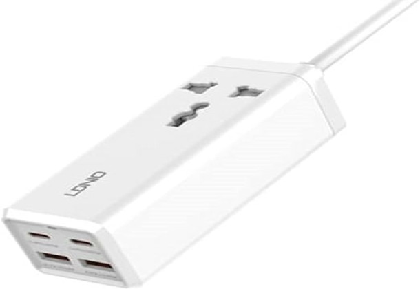 Ldnio Power Strip 2 USB-C & 2 USB-A 65W Eu Plug - SC1418
