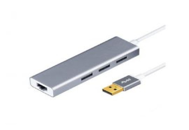 onten usb 3.0 to 3-port hub with ethernet  OTN-5220  2904003452256