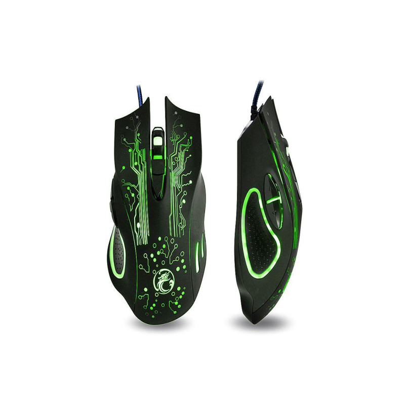 COUGAR X9 2400DPI Adjustable 6 Buttons Breathing LED Optical Mouse USB Wired Computer Gaming Mice