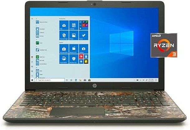 HP 15.6" Laptop AMD Ryzen 3 3200U • Dual-Core 8 GB RAM 512 GB SSD Laptop 15-db1047wm