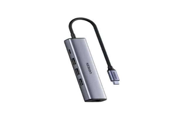 UGREEN 20932 CM475 USB-C Multifunction Gigabit Ethernet PD Adapter -Grey