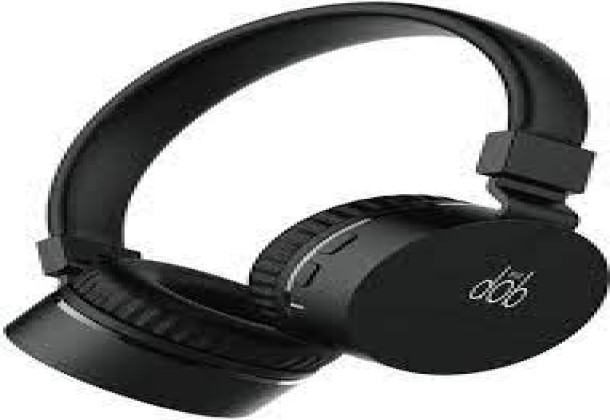 Porsh Dob Bluetooth Headphone with Microphone, Black - H650