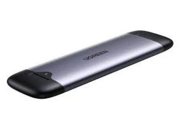 Ugreen USB-C to USB-A External SSD Hard Drive Enclosure, 2TB, Black - CM353-70532