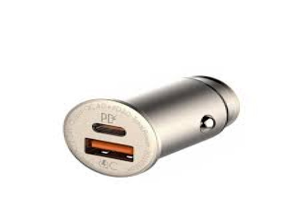 Ldnio C506Q Fast Car Charger Dual Usb Ports With Type-C Cable Support Any Devices With Quick Charge Technology With Robust