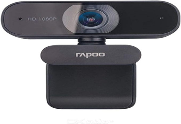 Rapoo C260 USB Black Full HD Webcam, 1080p 30hz, 360 Horizontal, 95 Super Wide-Angle