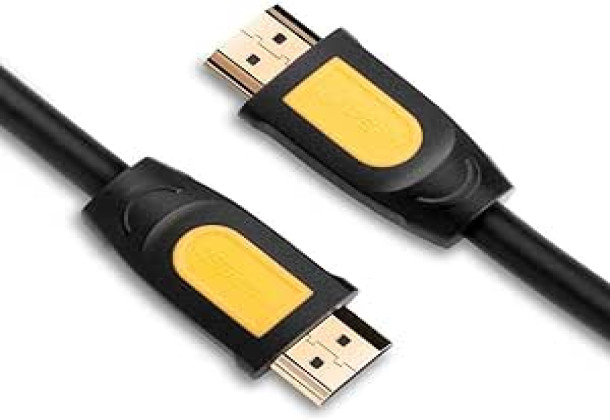 UGREEN 10170 HD101 HDMI Round Cable 10m -Black/Yellow