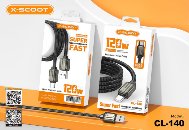 x-scoot cl-140   cable super fast 120w