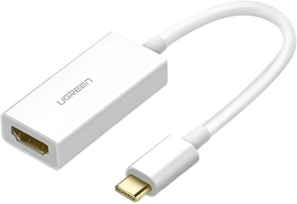 Ugreen USB-C to HDMI Adapter, White - 40273