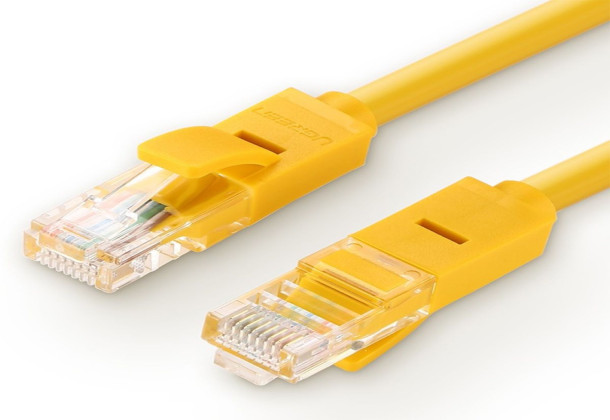 ugreen CABLE CAT5 E  utp lan 26 awg 2m  yellow 11231