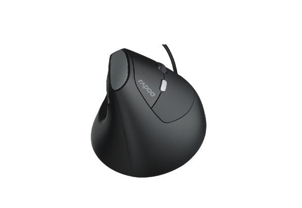 Rapoo EV200 Ergonomic Office Vertical Wired 1600 DPI Optical Mouse