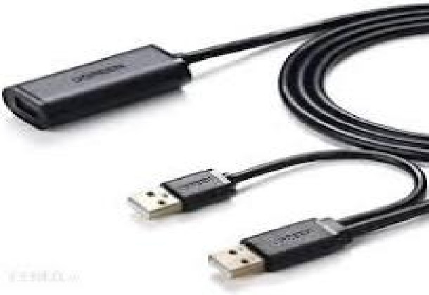 UGREEN 20213 US137 USB 2.0 Active Extension Cable 5m -Black