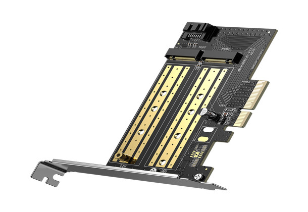 UGREEN PCIe 3.0 x4 to M.2 M-Key + M.2 B-Key Adapter