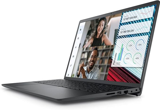 Dell Vostro 3520 Laptop - 12th Intel Core i7-1255U 10-Cores, 16GB RAM, 512GB SSD, Intel UHD Graphics, 15.6" FHD (1920 x 1080) 120Hz 250 nits Anti-Glare, FingerPrint, Ubuntu - Carbon Black