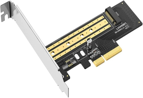 Ugreen 70504 M.2 NVMe + M.2 SATA To PCI Express 3.0 x4 Expansion Adapter Card