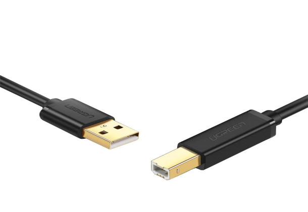 UGREEN USB 2.0 AM to BM Print Cable 3m (Black 10351