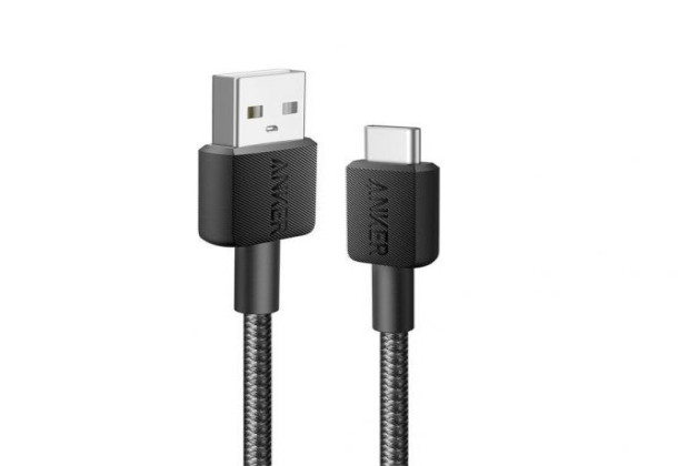 Anker A8173H11 Cable USB TO Type-C , 6ft , Fast Charging - Black