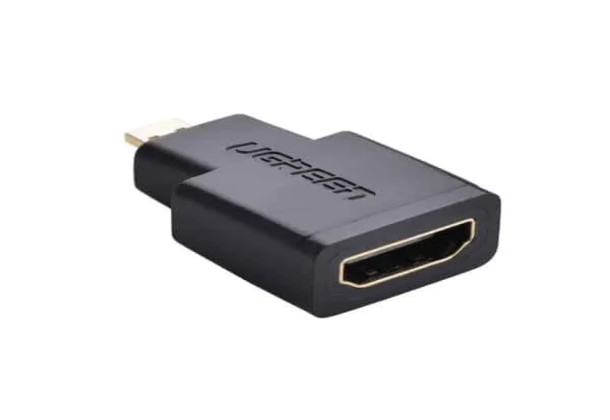 UGREEN 20106 Micro HDMI Male to HDMI Female Adapter -Black