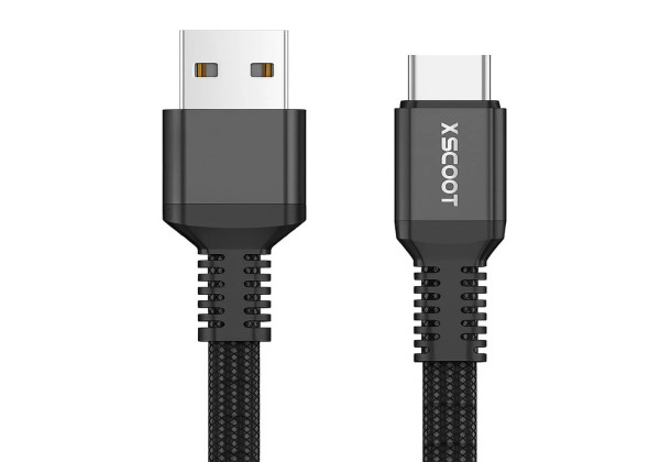 CL-144 IPX USB Data Cable To Lightning, 100cm, Super Fast 60W Charging, Braided Design, Black