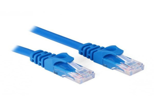 Ugreen cable internet network cable Ethernet patchcord RJ45 Cat 6 UTP 1000Mbps 5m blue (NW102 11204)