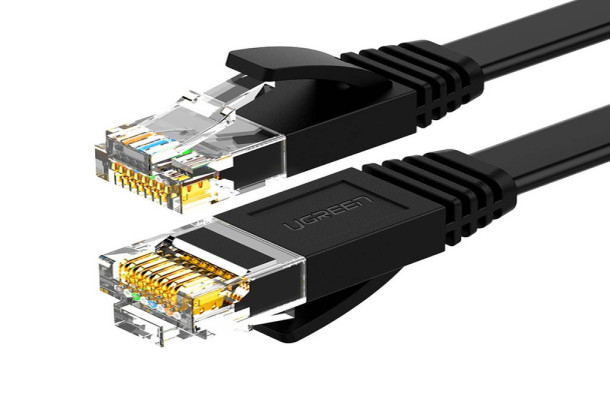 UGREEN 20162 Cat 6 Round Utp Gigabit Ethernet Network Cable 5 Meter (Black