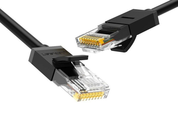 UGREEN 50176 Cat 6 U/UTP Lan Flat Cable 5m (Black)