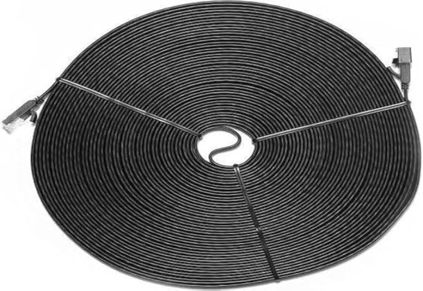 UGREEN  11267 Cat 7 U/FTP Lan Cable Flat Design 20m (Black)