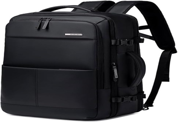 Golden Wolf 30L Backpack – Sleek Water-Resistant Design Ideal for Travel Work & College with Laptop Compartment & Smart Organization-GB00734, M
