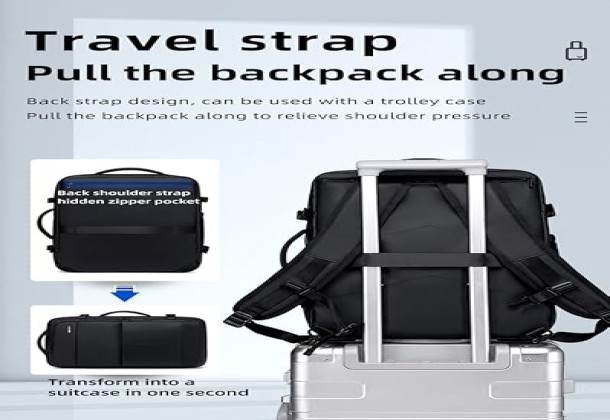 Golden Wolf 30L Backpack – Sleek Water-Resistant Design Ideal for Travel Work & College with Laptop Compartment & Smart Organization-GB00734, M