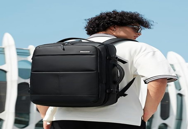Golden Wolf 30L Backpack – Sleek Water-Resistant Design Ideal for Travel Work & College with Laptop Compartment & Smart Organization-GB00734, M