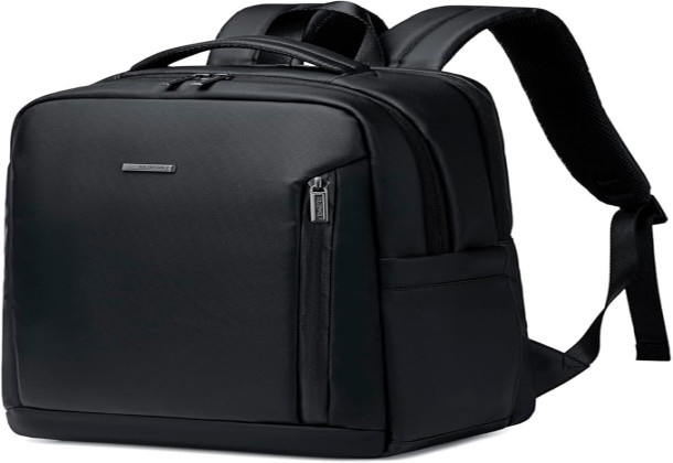 Golden Wolf Travel Backpack for Men Women 17L Multi-Functional Water-resistant Laptop Backpack Sleek Clothing Pocket 2 Backpack for Office Travel College-GB00731-Black