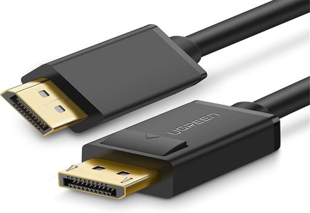 UGREEN 10244 DisplayPort to DisplayPort Cable 4K 60Hz 2K 144Hz, DP 1.2 Male to Male Cable Supports Graphics Card, PC, TV, Projector, Monitor etc (1M)