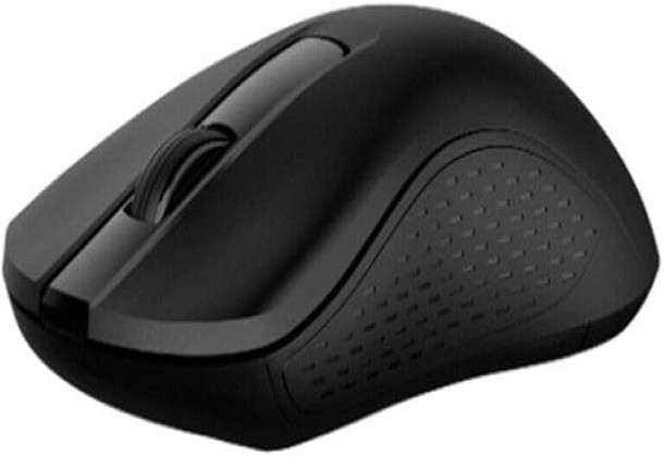 Rapoo B20 Silent Wireless Black Optical Mouse, 2.4 GHz Wireless Connection, 1200 DPI Sensor, Silent Click - Black 12173